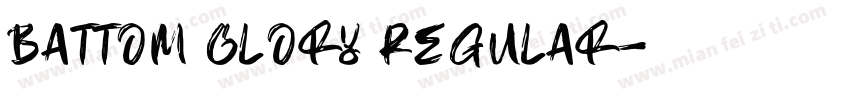 Battom Glory Regular字体转换